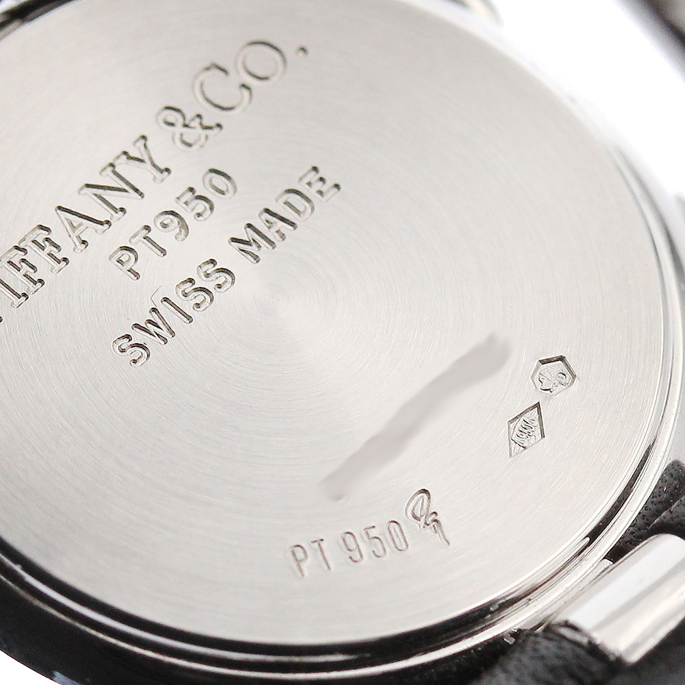 ティファニー TIFFANY&Co. プラチナ ダイヤベゼル 4P クォーツ レディース 美品 _849759【中古】 ティファニー TIFFANY&Co. プラチナ ダイヤベゼル 4P クォーツ レディース 美品 _849759【中古】