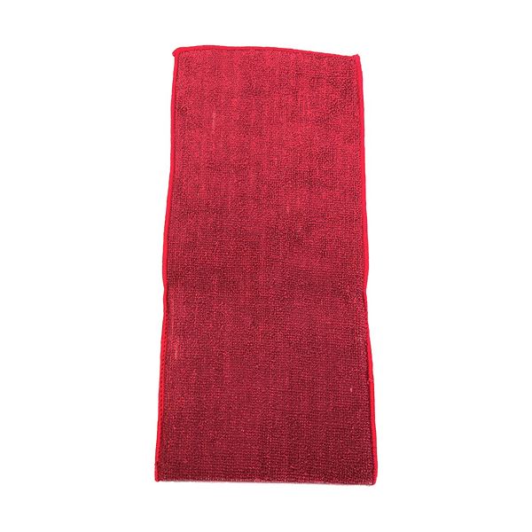 （まとめ）国産ポケット付きハンカチ レッド 1枚 (×50セット)