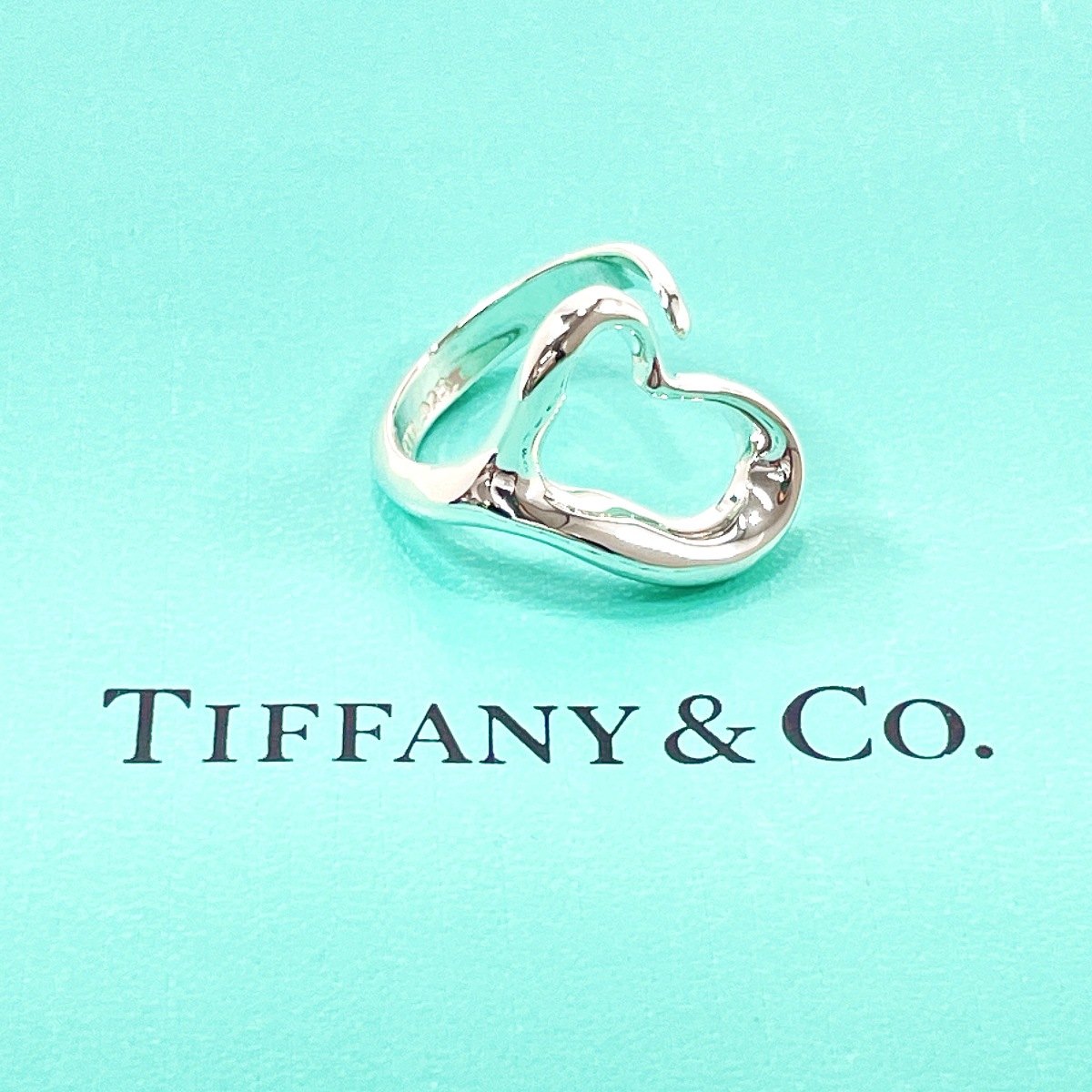 Authentic Tiffany & Co Elsa Peretti Sterling Silver Open