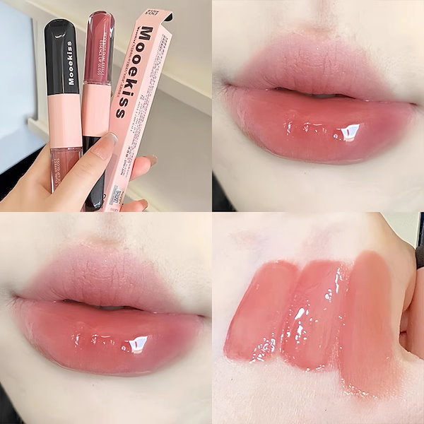 Qoo10] Mooekiss 【公式正規品 翌日出荷】双頭口紅唇釉精華