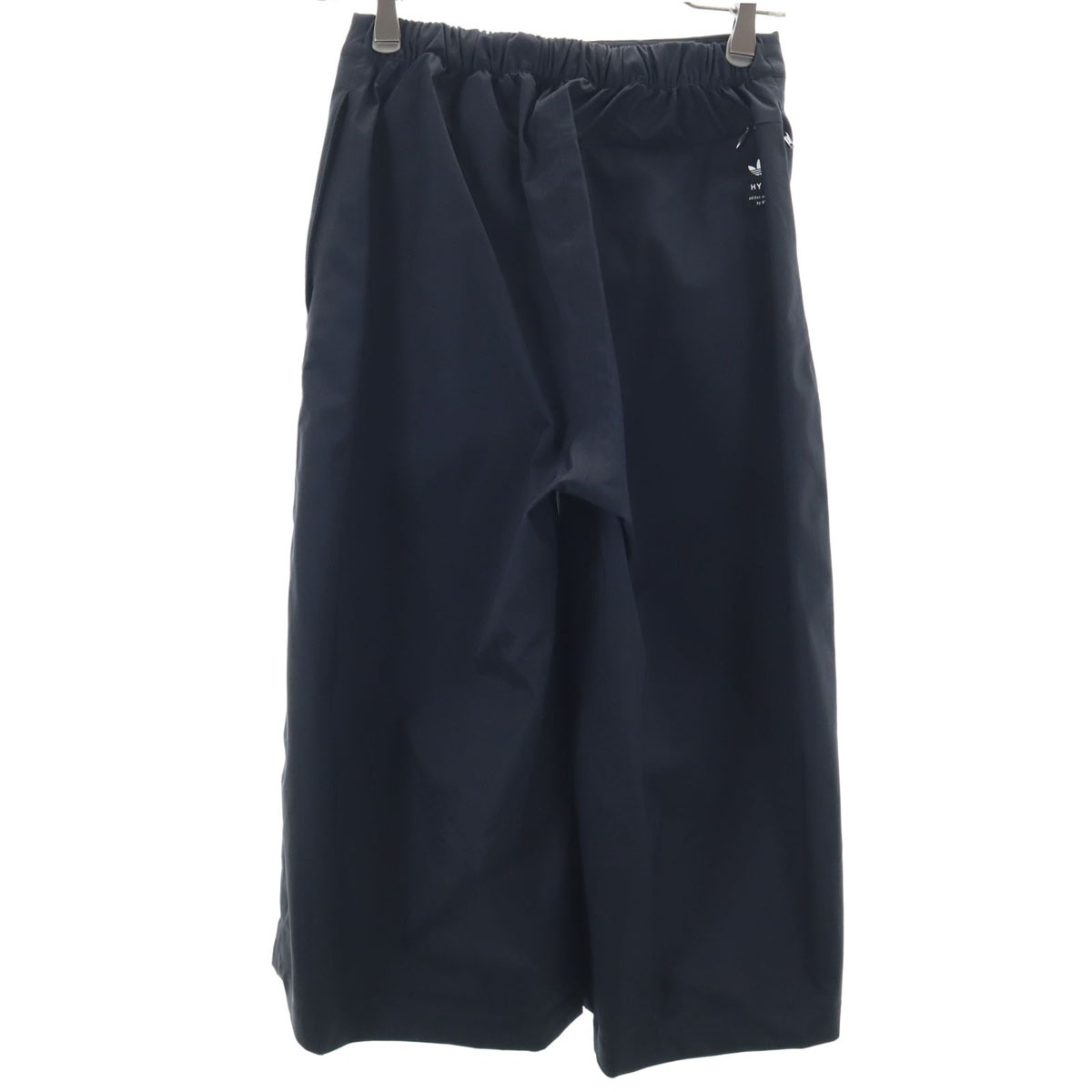 adidas Originals アディダスオリジナルス ハイク コラボ クロップド ワイドパンツ XS ブラック X HYKE レディース 古着