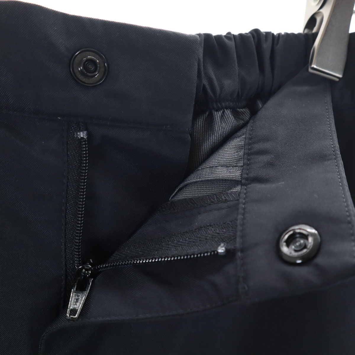 adidas Originals アディダスオリジナルス ハイク コラボ クロップド ワイドパンツ XS ブラック X HYKE レディース 古着