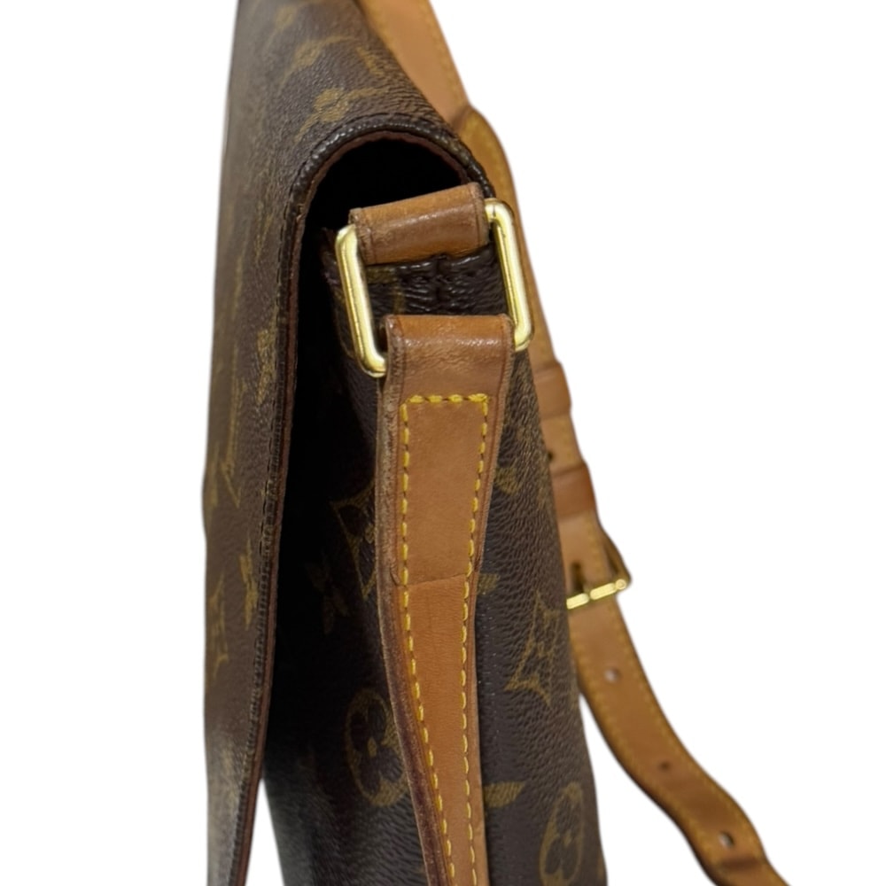 ルイヴィトン ミュゼットタンゴ ショート モノグラム ショルダーバッグ モノグラムキャンバス M51257 ブラウン LOUIS VUITTON 中古