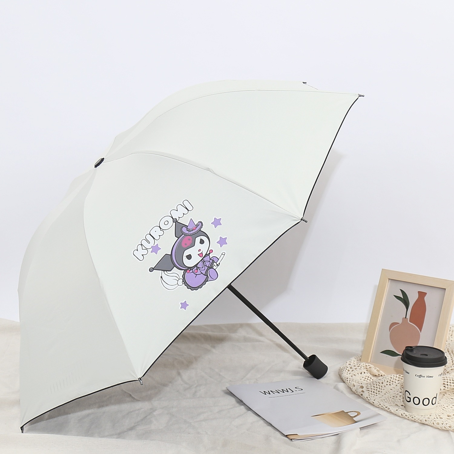 全自動クロミ日傘晴雨兼用日よけ傘uvカット折りたたみ学生日傘ins 全自動クロミ日傘晴雨兼用日よけ傘uvカット折りたたみ学生日傘ins