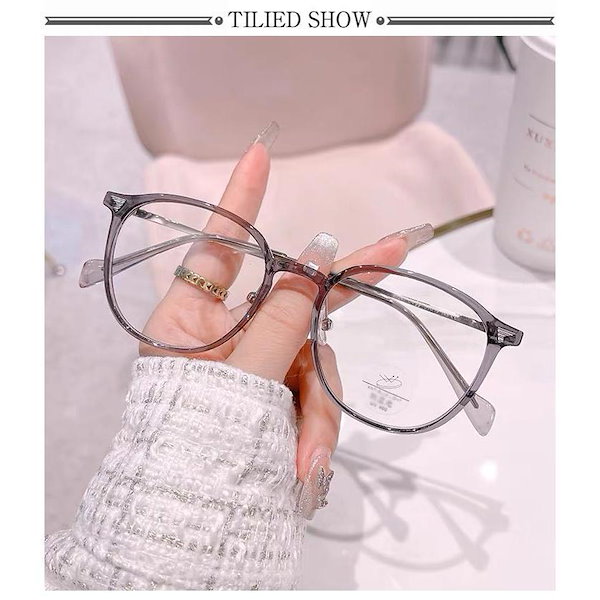 Qoo10] 近視メガネ レディース 度付きメガネ 度