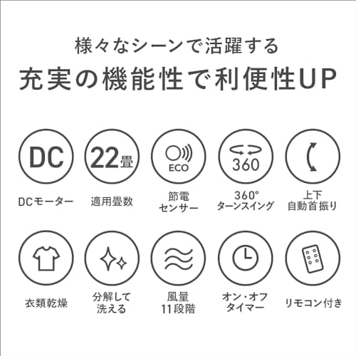 【節電対策】 スリーアップ ターボ サーキュレーター 22畳 静音 DCモーター 上下左右 自動首振り 節電セン 【節電対策】 スリーアップ ターボ サーキュレーター 22畳 静音 DCモーター 上下左右 自動首振り 節電セン