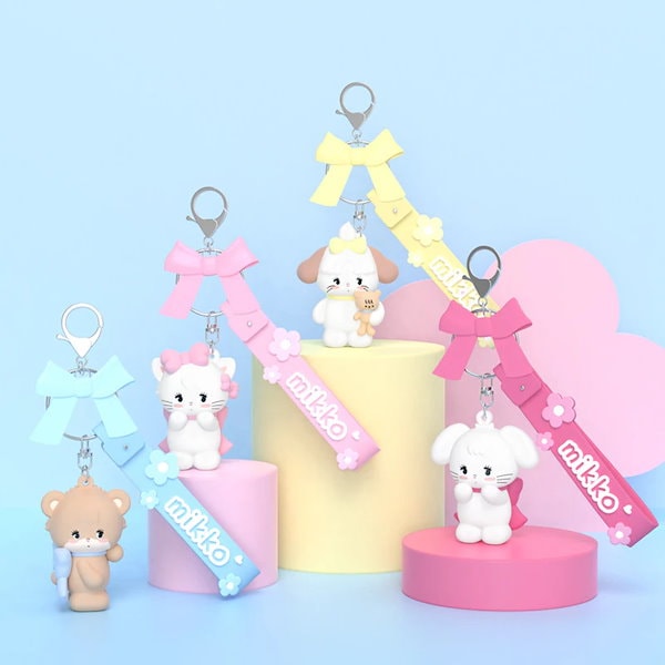 ✿ MIKKO X Sheep Puffコラボぬいぐるみストラップ 本体かわいい