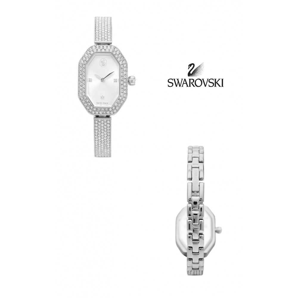 もかSWAROVSKI Dextera bangle ウォッチ, スイス製, メタルブレスレット