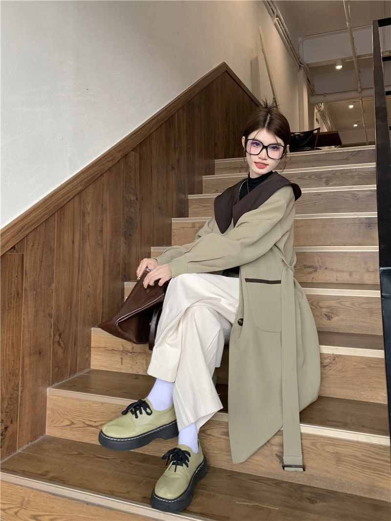 福袋2025大人気 新商品の高級感の中の長さの気質の英倫の服の女性 福袋2025大人気 新商品の高級感の中の長さの気質の英倫の服の女性