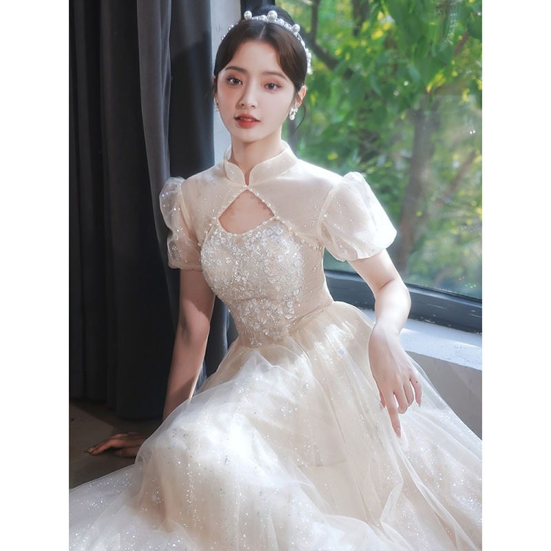 パーティードレス レディース Aラインワンピース 五分袖 二次会ドレス 披露宴 演奏会 クリスマス パーティードレス レディース Aラインワンピース 五分袖 二次会ドレス 披露宴 演奏会 クリスマス