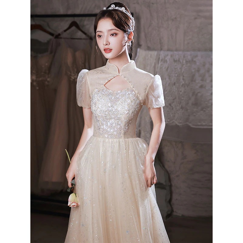 パーティードレス レディース Aラインワンピース 五分袖 二次会ドレス 披露宴 演奏会 クリスマス パーティードレス レディース Aラインワンピース 五分袖 二次会ドレス 披露宴 演奏会 クリスマス