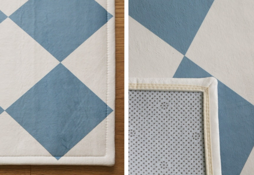 THE FRIGG チェック タイル インテリア 四季 ラグ (3 SIZE) THE FRIGG チェック タイル インテリア 四季 ラグ (3 SIZE)