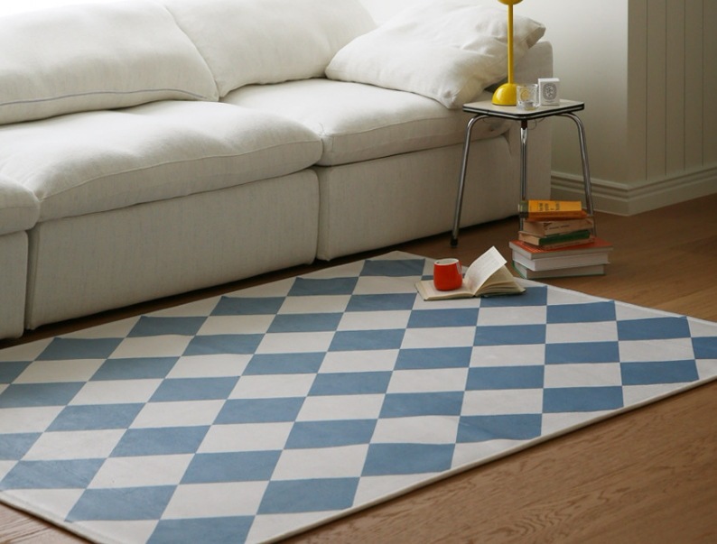 THE FRIGG チェック タイル インテリア 四季 ラグ (3 SIZE) THE FRIGG チェック タイル インテリア 四季 ラグ (3 SIZE)