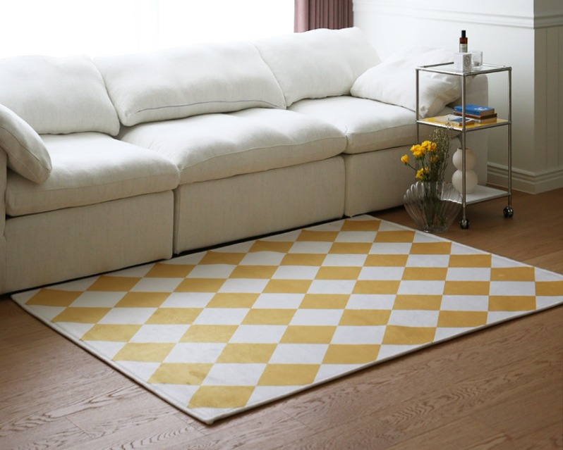 THE FRIGG チェック タイル インテリア 四季 ラグ (3 SIZE) THE FRIGG チェック タイル インテリア 四季 ラグ (3 SIZE)