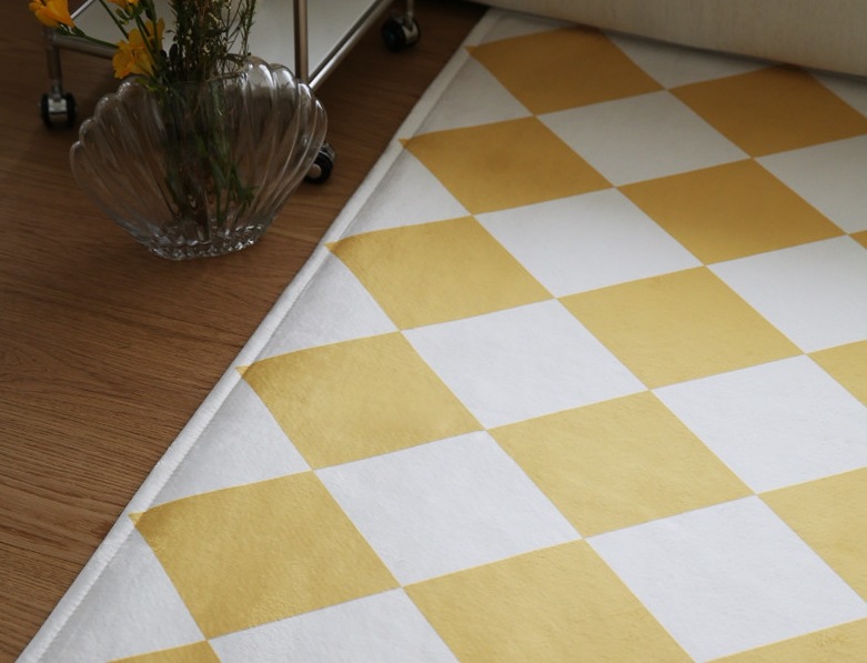 THE FRIGG チェック タイル インテリア 四季 ラグ (3 SIZE) THE FRIGG チェック タイル インテリア 四季 ラグ (3 SIZE)