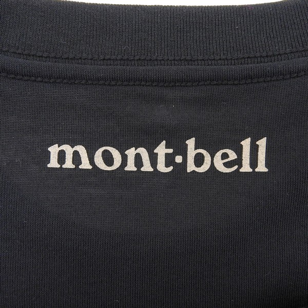 モンベル Tシャツ 長袖 ロンT メンズ レディース M ブラック WIC.ロングスリーブT モンタベア フェイス RM1114773BK mont-bell モンベル Tシャツ 長袖 ロンT メンズ レディース M ブラック WIC.ロングスリーブT モンタベア フェイス RM1114773BK mont-bell