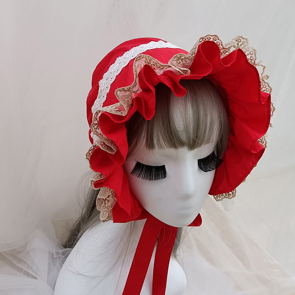 nee様確認用　大人のボンネット帽 午年 ボンネット アクリル100%【定形外送料無料】ニューボーンフォト