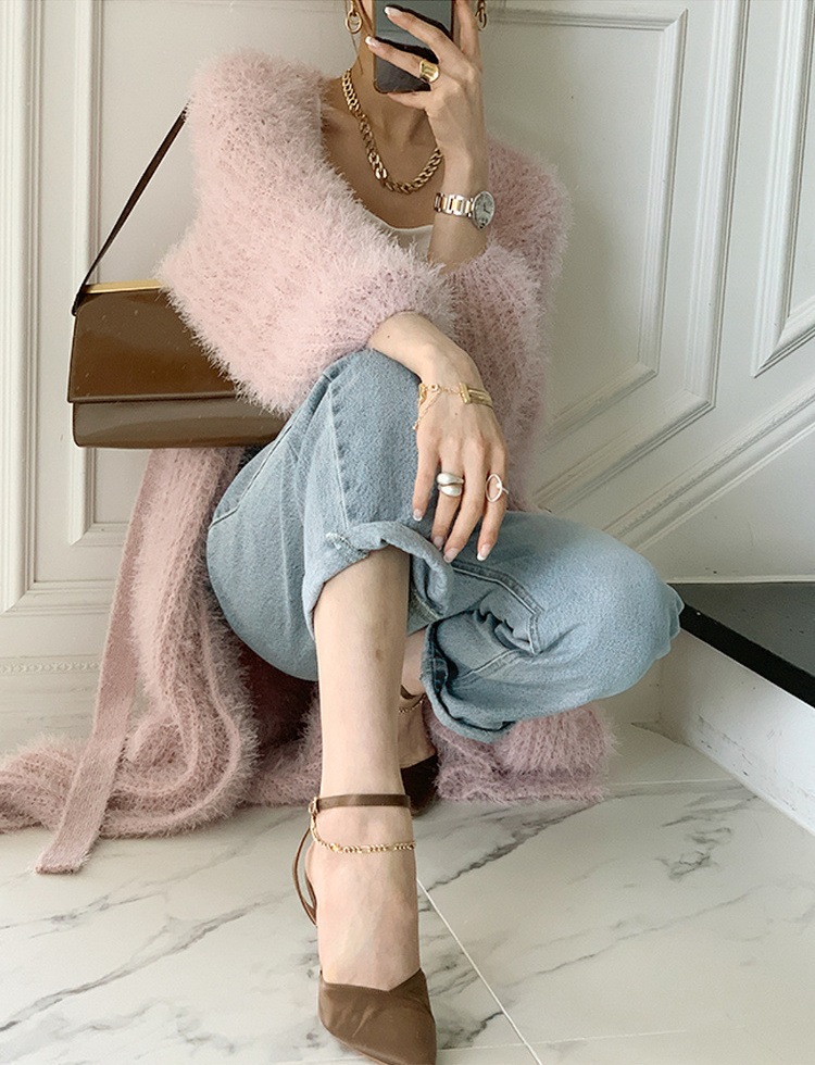 カーディガンジャケットセーター ウエストタイ カーディガン ジャケット シャギーファー 長袖 かわいい セーター. ニット 韓国 4カラー a3624 カーディガンジャケットセーター ウエストタイ カーディガン ジャケット シャギーファー 長袖 かわいい セーター. ニット 韓国 4カラー a3624