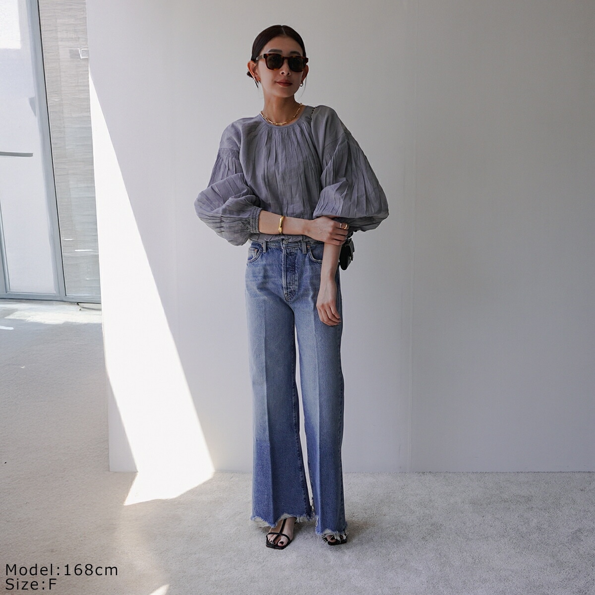 MARILYN MOON SOI-MeME マリリンムーン ソワメム ブラウス volume gather balloon blouse 4251-124 レディース ギャザー バルーン 2way カ MARILYN MOON SOI-MeME マリリンムーン ソワメム ブラウス volume gather balloon blouse 4251-124 レディース ギャザー バルーン 2way カ