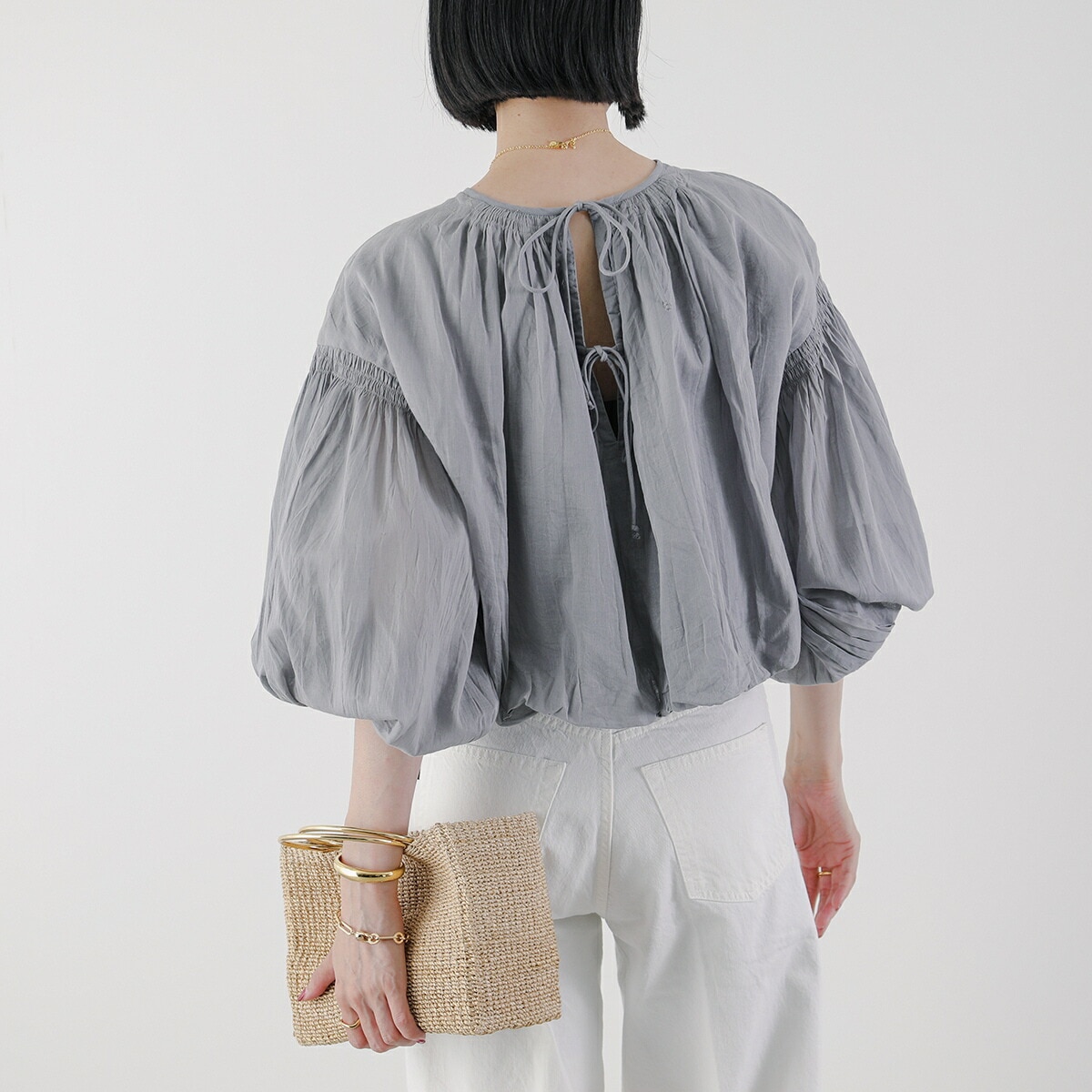 MARILYN MOON SOI-MeME マリリンムーン ソワメム ブラウス volume gather balloon blouse 4251-124 レディース ギャザー バルーン 2way カ MARILYN MOON SOI-MeME マリリンムーン ソワメム ブラウス volume gather balloon blouse 4251-124 レディース ギャザー バルーン 2way カ