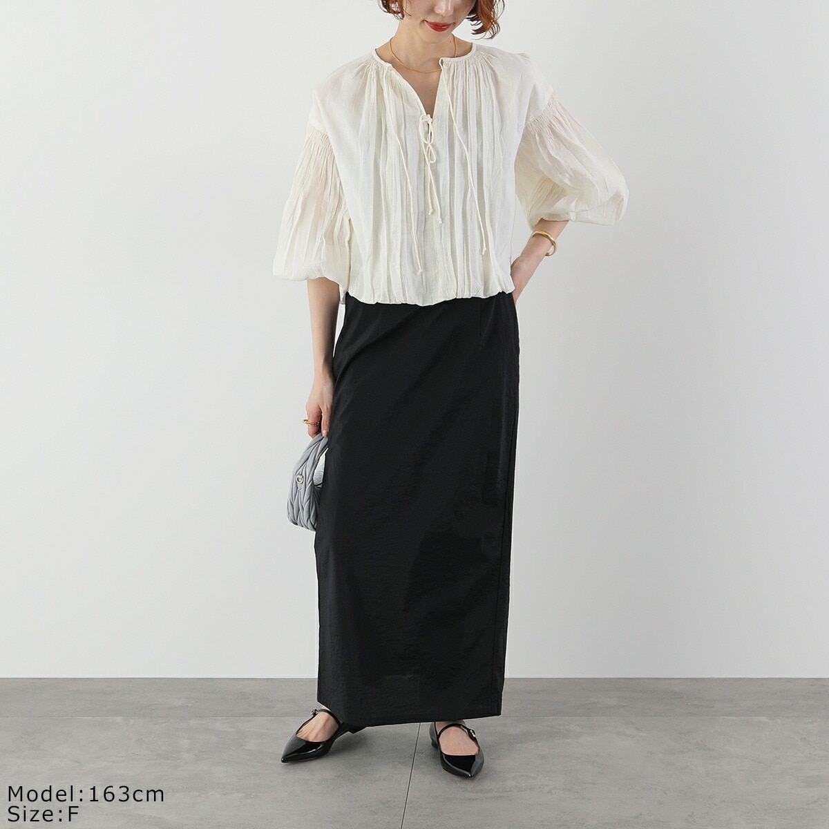 MARILYN MOON SOI-MeME マリリンムーン ソワメム ブラウス volume gather balloon blouse 4251-124 レディース ギャザー バルーン 2way カ MARILYN MOON SOI-MeME マリリンムーン ソワメム ブラウス volume gather balloon blouse 4251-124 レディース ギャザー バルーン 2way カ