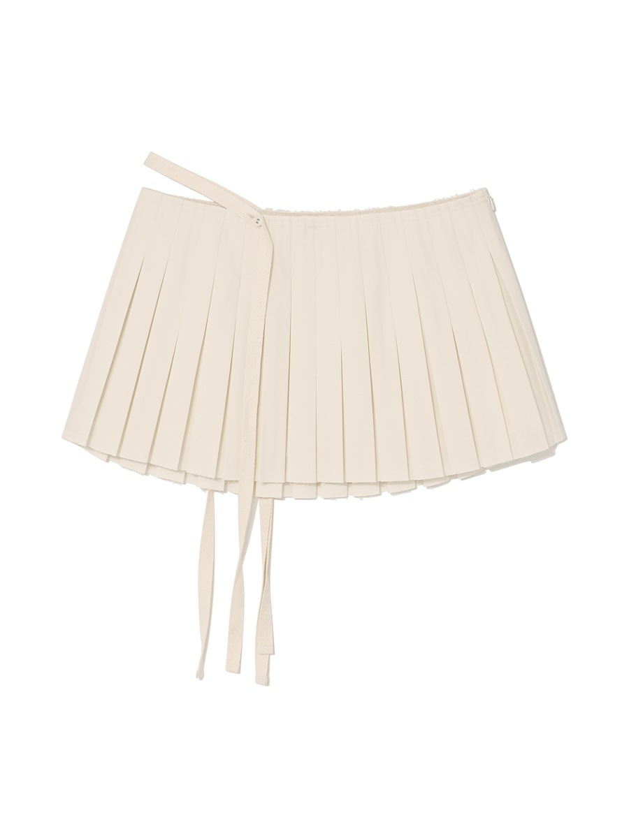 RILEY PLEATED MINI SKIRT プリーツ ミニ スカート (2カラー)