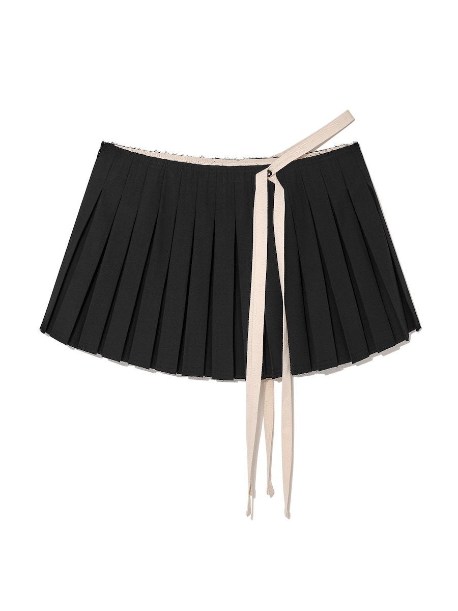 RILEY PLEATED MINI SKIRT プリーツ ミニ スカート (2カラー)