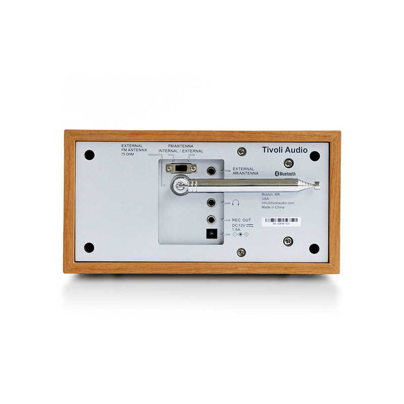 Model One BT AM/ ワイドFM/ Bluetooth テーブルラジオ スピーカー ［Bluetooth対応］ Silver-Cherry　M1BT-1455-JP