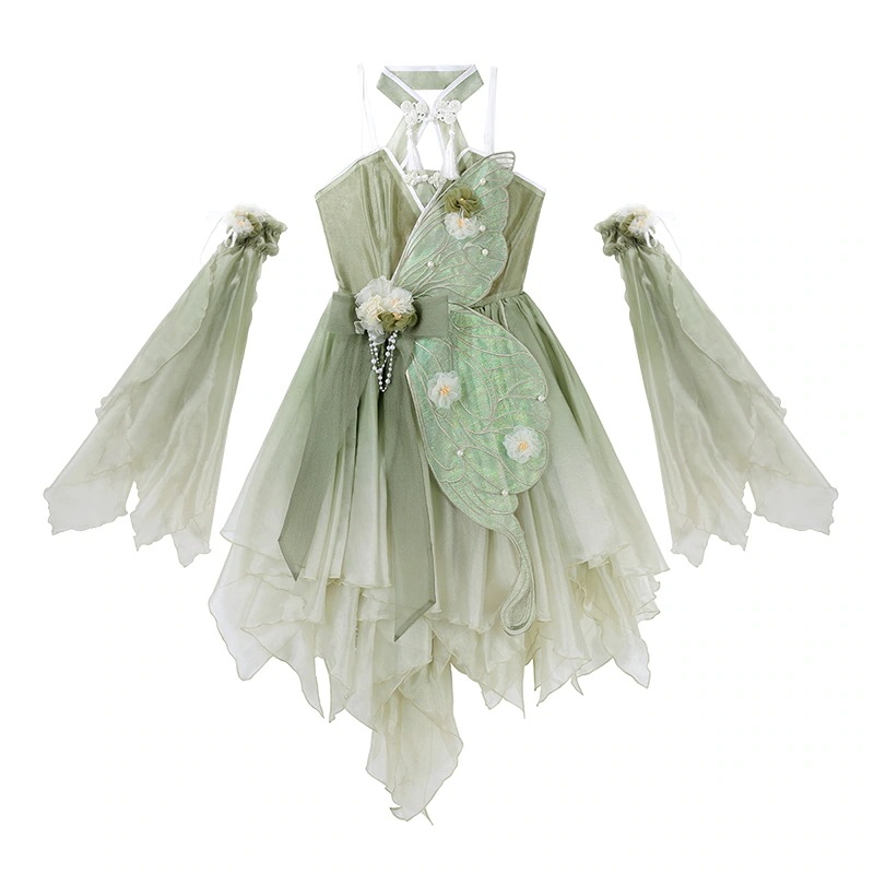 正規品デザイン蝶綿記憶春山lolita花嫁韓国ロリータワンピース女夏 正規品デザイン蝶綿記憶春山lolita花嫁韓国ロリータワンピース女夏