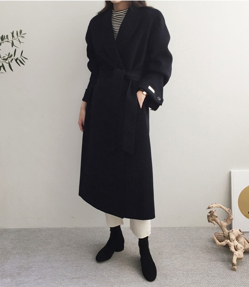 コート アウター シン : レディース服 ロング丈 ウール 新作人気