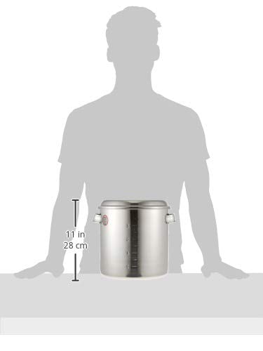 遠藤商事(Endo Shoji) 大屋製作所 クローバー キッチンポット サイズ(cm)24 錆に強いステンレス製で衛生的 目盛が付いて便利 内径×深さ(mm)240×240 容量(L)11 日本製 遠藤商事(Endo Shoji) 大屋製作所 クローバー キッチンポット サイズ(cm)24 錆に強いステンレス製で衛生的 目盛が付いて便利 内径×深さ(mm)240×240 容量(L)11 日本製