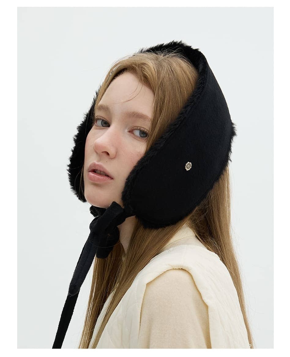 [Aespa WINTER ウィンター 着用] Miu Ear Muffler - 2色 帽子 レディース 韓国 帽子 キャップ + FREE GIFT