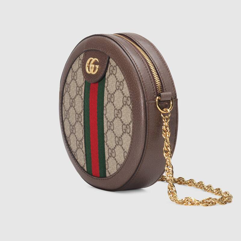 [GUCCI] Ophidia mini GG round shoulder bag