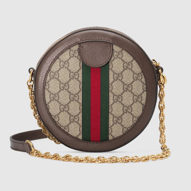 [GUCCI] Ophidia mini GG round shoulder bag