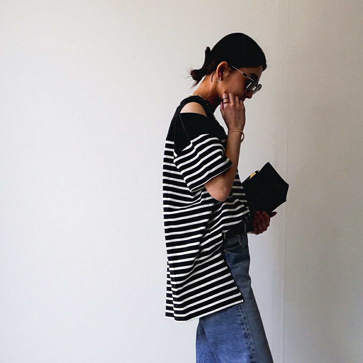 anana アナナ カットソー a19-026 レディース ボーダー オフショルダー コットン 半袖 カラー3色 anana アナナ カットソー a19-026 レディース ボーダー オフショルダー コットン 半袖 カラー3色