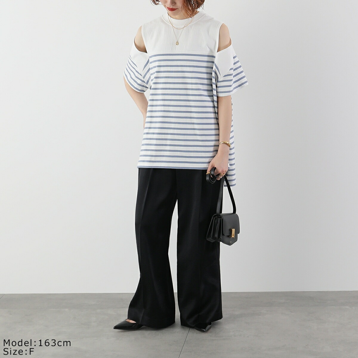 anana アナナ カットソー a19-026 レディース ボーダー オフショルダー コットン 半袖 カラー3色 anana アナナ カットソー a19-026 レディース ボーダー オフショルダー コットン 半袖 カラー3色