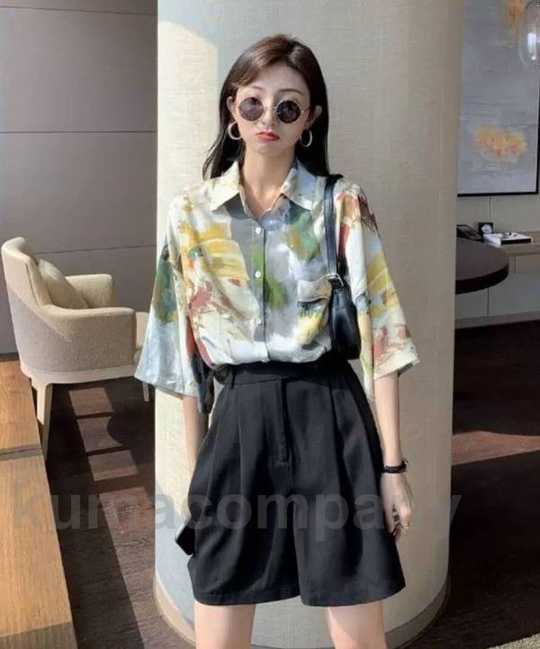 柄シャツ レディース 半袖 長袖 トップス 春 夏 秋 アロハシャツ 襟付き 総柄 シャツ ブラウス 羽織り 五分袖 大きいサイズ ゆったり 春夏 春秋 カジュアル おしゃれ 20代 30代 40代 柄シャツ レディース 半袖 長袖 トップス 春 夏 秋 アロハシャツ 襟付き 総柄 シャツ ブラウス 羽織り 五分袖 大きいサイズ ゆったり 春夏 春秋 カジュアル おしゃれ 20代 30代 40代