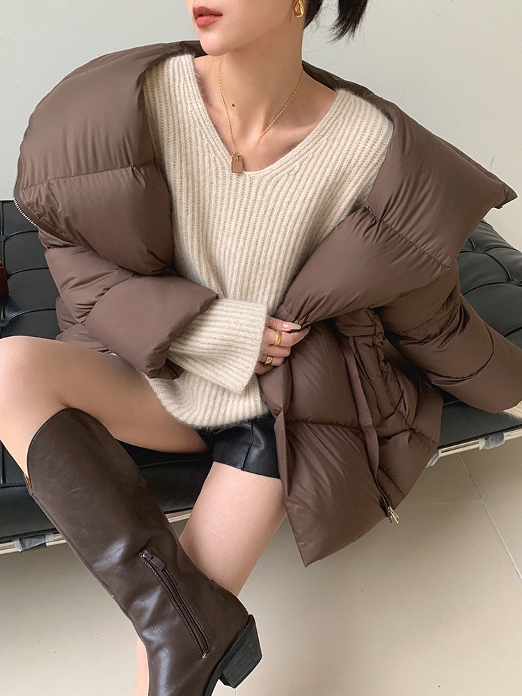 レディース ファッション セーター 女性 秋 冬 ソフト ワックス ワックス ミルク カジュアル トップ アプリコット ＳＭＬXL トップス 袖あり かわいい 大人可愛い きれいめ シンプル pattayablatt.com