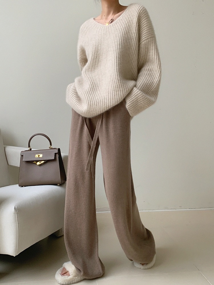 レディース ファッション セーター 女性 秋 冬 ソフト ワックス ワックス ミルク カジュアル トップ アプリコット ＳＭＬXL トップス 袖あり かわいい 大人可愛い きれいめ シンプル pattayablatt.com