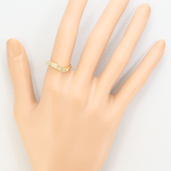 K18 18金 YG イエローゴールド リング 指輪 12号 ダイヤ 0.31 ジュエリー 中古 K18 18金 YG イエローゴールド リング 指輪 12号 ダイヤ 0.31 ジュエリー 中古