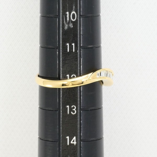 K18 18金 YG イエローゴールド リング 指輪 12号 ダイヤ 0.31 ジュエリー 中古 K18 18金 YG イエローゴールド リング 指輪 12号 ダイヤ 0.31 ジュエリー 中古