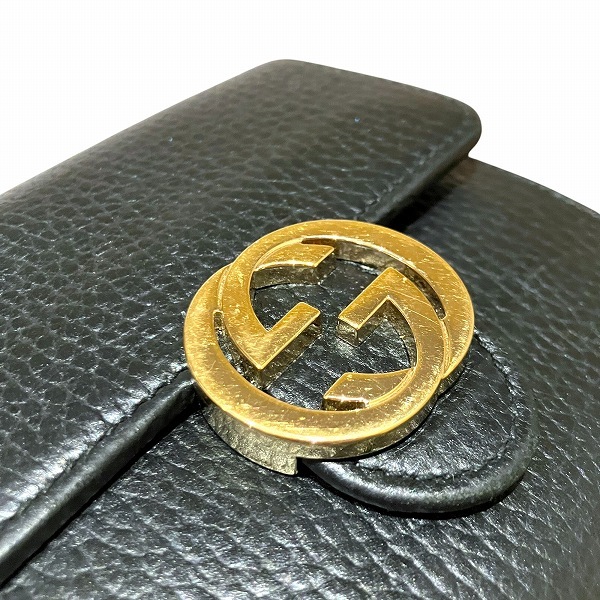 グッチ インターロッキングG 615525 3つ折り財布 ユニセックス【中古】 グッチ インターロッキングG 615525 3つ折り財布 ユニセックス【中古】