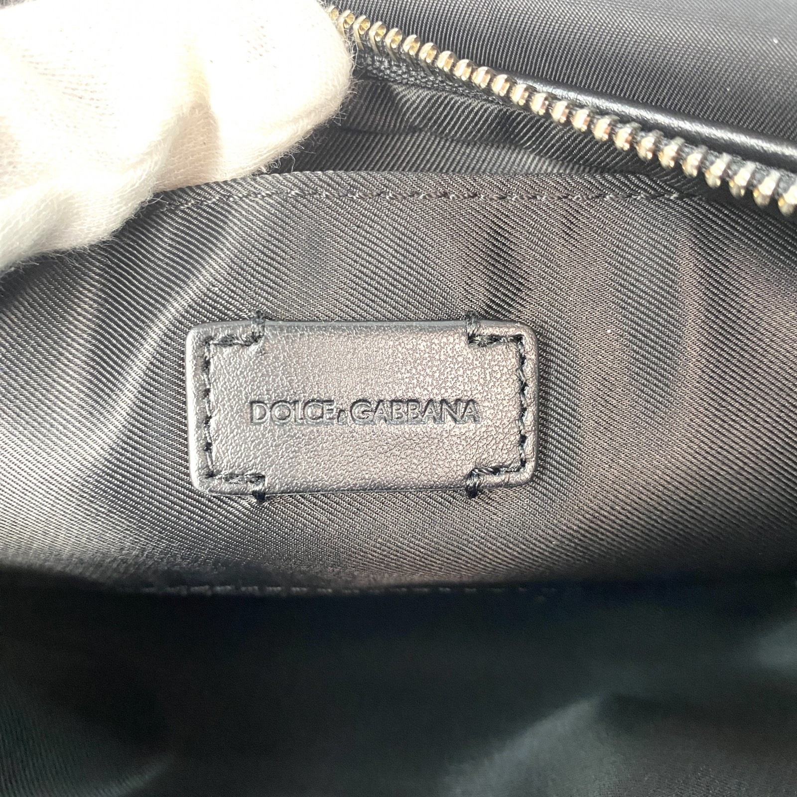 美品 ドルガバ ドルチェアンドガッバーナ DOLCE&GABBANA メンズ ボディバッグ ウエストバッグ