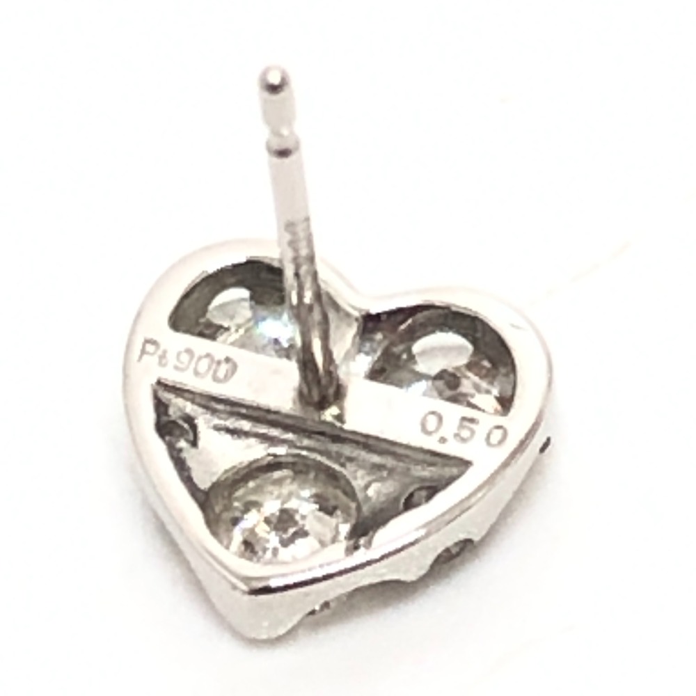 jewelry ジュエリー ピアス Pt900 D0.50ct D0.50ct ハート ダイヤピアス ピアス アクセサリー Pt900 シルバー jewelry ジュエリー ピアス Pt900 D0.50ct D0.50ct ハート ダイヤピアス ピアス アクセサリー Pt900 シルバー