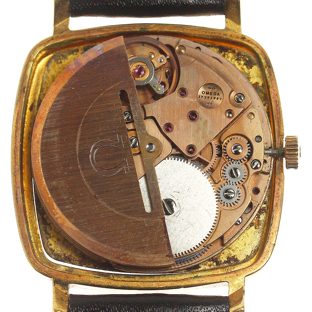 オメガ　OMEGA ジュネーブ　SV スクエア　自動巻 オメガ OMEGA 162.0060 ジュネーブ スクエア デイト cal.1012 自動巻き