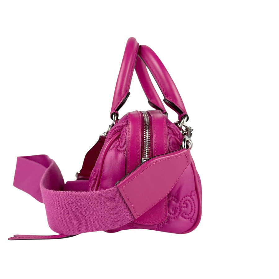 グッチ GUCCI ハンドバッグ ショルダーバッグ 3Wayバッグ GGマトラッセ ナイロン/レザー マゼンタ シルバー レディース 702251 z6321 グッチ GUCCI ハンドバッグ ショルダーバッグ 3Wayバッグ GGマトラッセ ナイロン/レザー マゼンタ シルバー レディース 702251 z6321