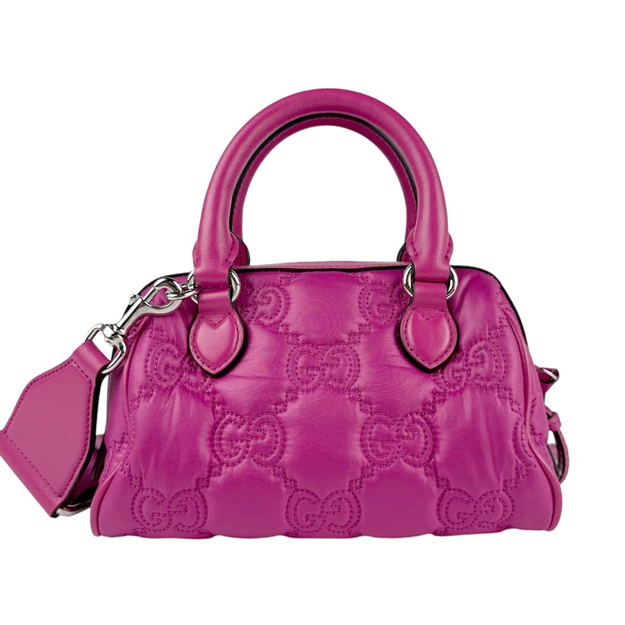 グッチ GUCCI ハンドバッグ ショルダーバッグ 3Wayバッグ GGマトラッセ ナイロン/レザー マゼンタ シルバー レディース 702251 z6321 グッチ GUCCI ハンドバッグ ショルダーバッグ 3Wayバッグ GGマトラッセ ナイロン/レザー マゼンタ シルバー レディース 702251 z6321