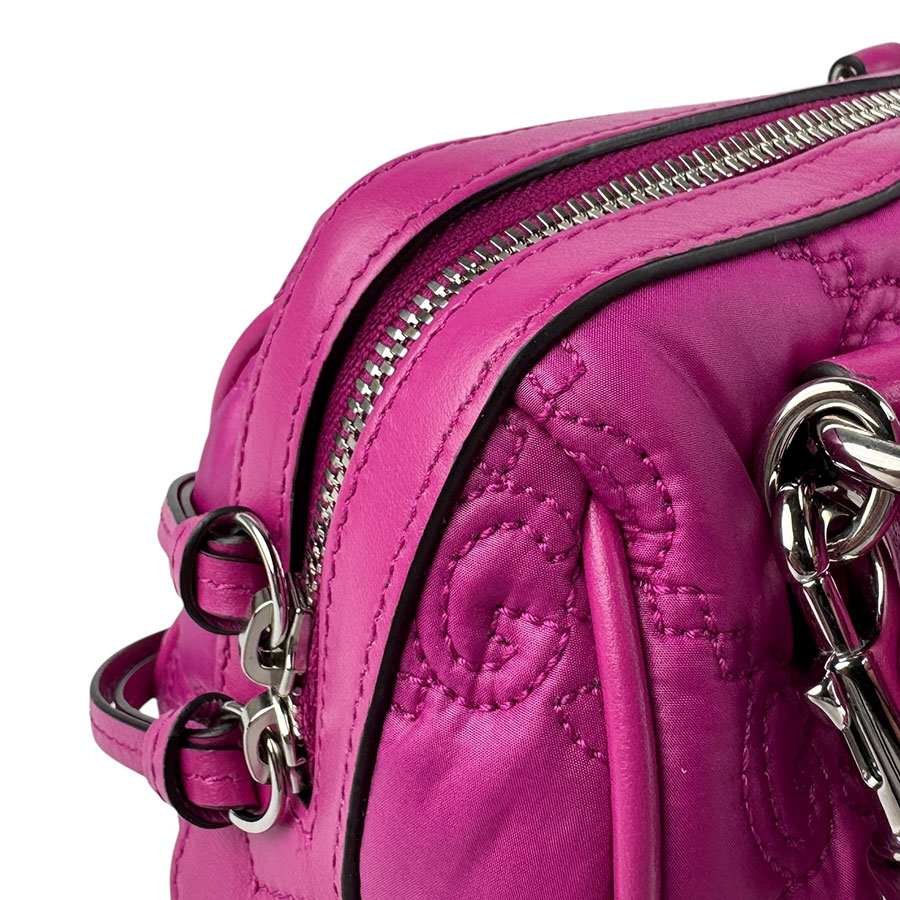 グッチ GUCCI ハンドバッグ ショルダーバッグ 3Wayバッグ GGマトラッセ ナイロン/レザー マゼンタ シルバー レディース 702251 z6321 グッチ GUCCI ハンドバッグ ショルダーバッグ 3Wayバッグ GGマトラッセ ナイロン/レザー マゼンタ シルバー レディース 702251 z6321