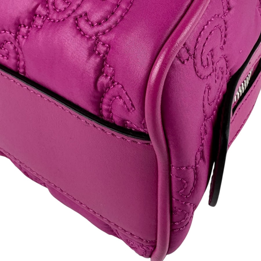 グッチ GUCCI ハンドバッグ ショルダーバッグ 3Wayバッグ GGマトラッセ ナイロン/レザー マゼンタ シルバー レディース 702251 z6321 グッチ GUCCI ハンドバッグ ショルダーバッグ 3Wayバッグ GGマトラッセ ナイロン/レザー マゼンタ シルバー レディース 702251 z6321