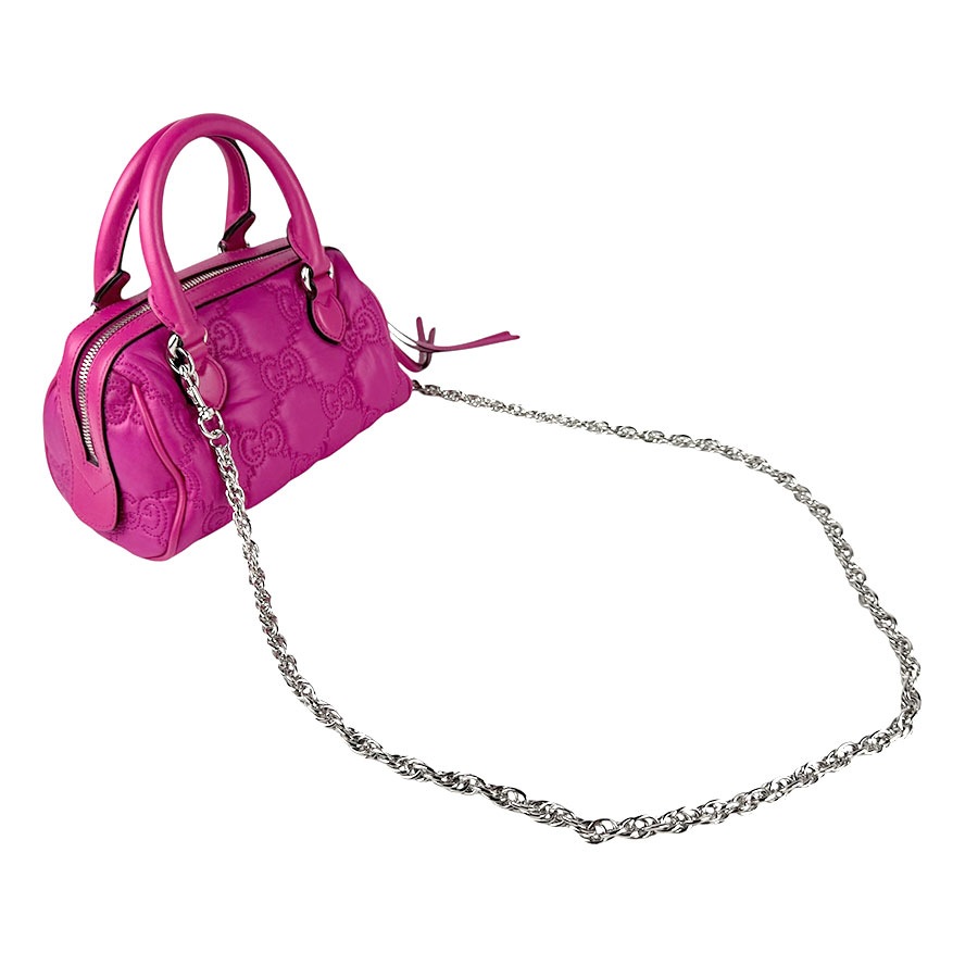 グッチ GUCCI ハンドバッグ ショルダーバッグ 3Wayバッグ GGマトラッセ ナイロン/レザー マゼンタ シルバー レディース 702251 z6321 グッチ GUCCI ハンドバッグ ショルダーバッグ 3Wayバッグ GGマトラッセ ナイロン/レザー マゼンタ シルバー レディース 702251 z6321